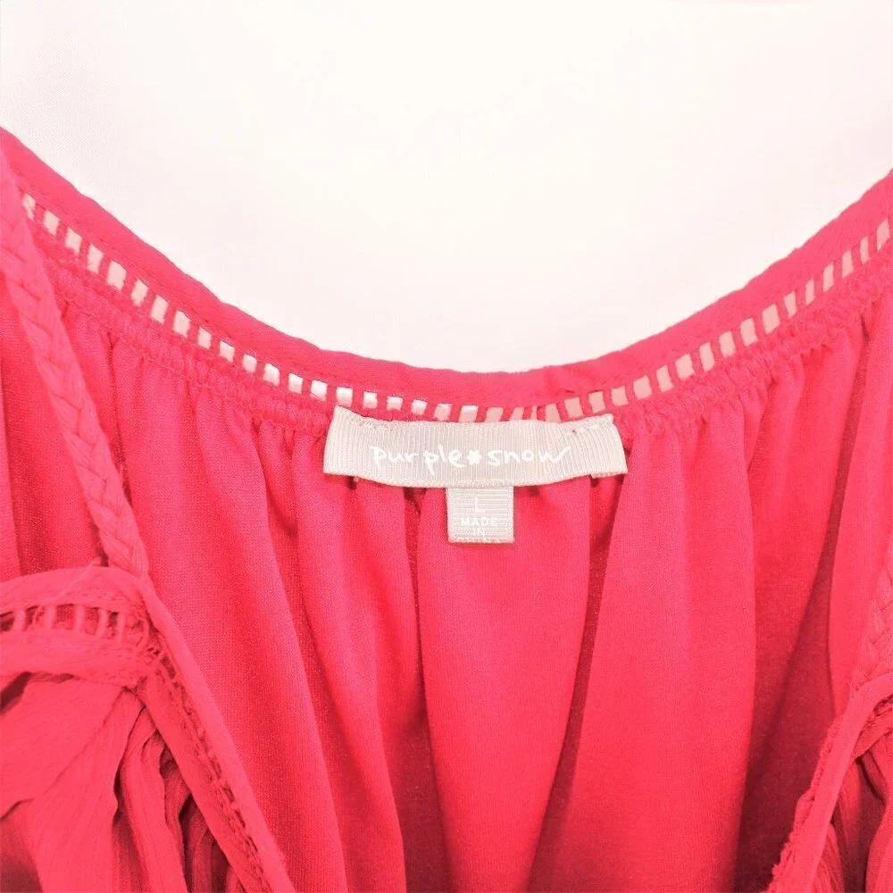 Purple Snow Women Dresse Size L *